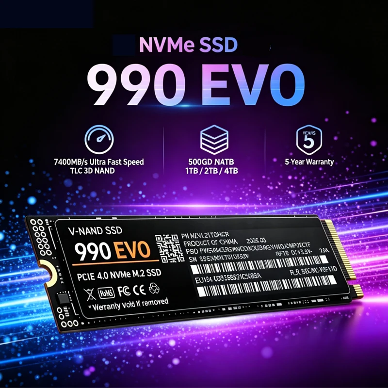 M.2 Nvme 4Tb Pcie 4.0 Ssd - SSD NVMe M.2 Gaming 990 EVO