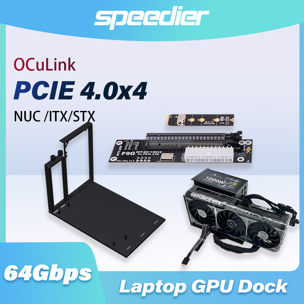 Adaptateur EGPU F9G 64 Gbps Oc - External Gpu Dock Pcie 4.0 Oculink avis et prix