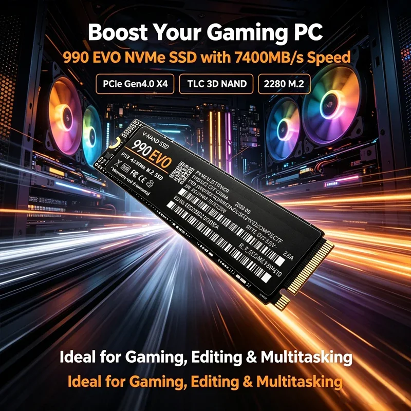 SSD NVMe M.2 Gaming 990 EVO PC - M.2 Nvme 4Tb Pcie 4.0 Ssd avis et prix
