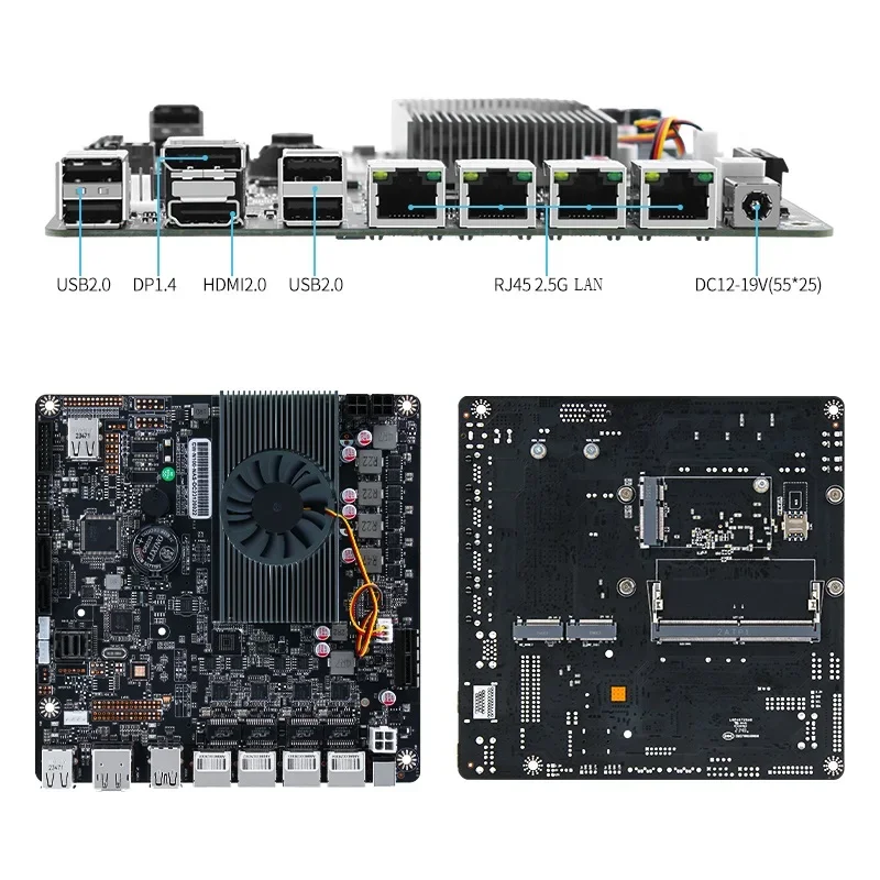 Carte mère N100 Nas 2xm.2 Nvme - Nas Motherboard N100 6 Sata avis et prix