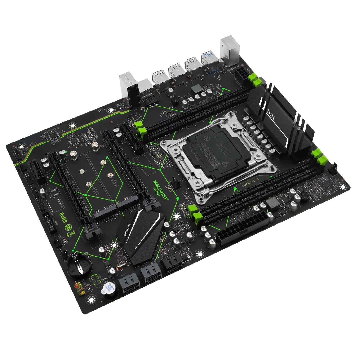 MACHINIST E5 MR9A V1.0 X99 car - X99 Dual Cpu Motherboard Combo avis et prix
