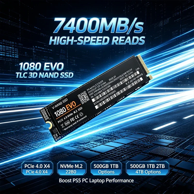 SSD NVMe PCIe 4.0 1080 EVO M.2 - M.2 Nvme 4Tb Pcie 4.0 Ssd avis et prix