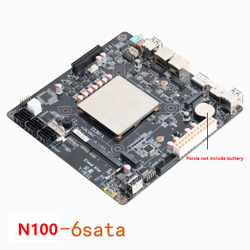 Carte mère Intel N100 Mini-ITX - Nas Motherboard N100 6 Sata avis et prix