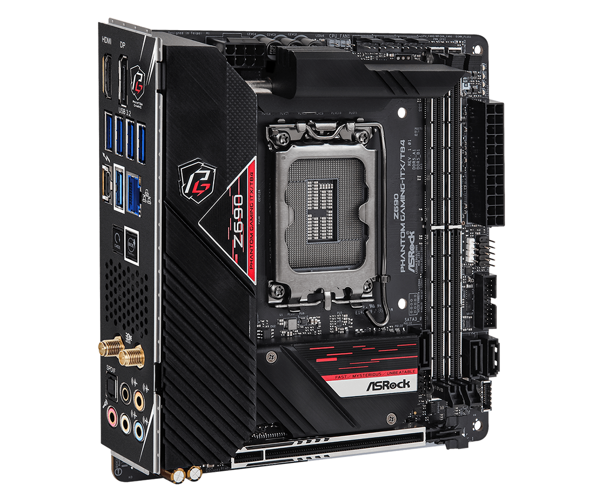 Carte mère ASROCK Z690 Phantom - Lga 1700 Ddr5 Itx Motherboard avis et prix