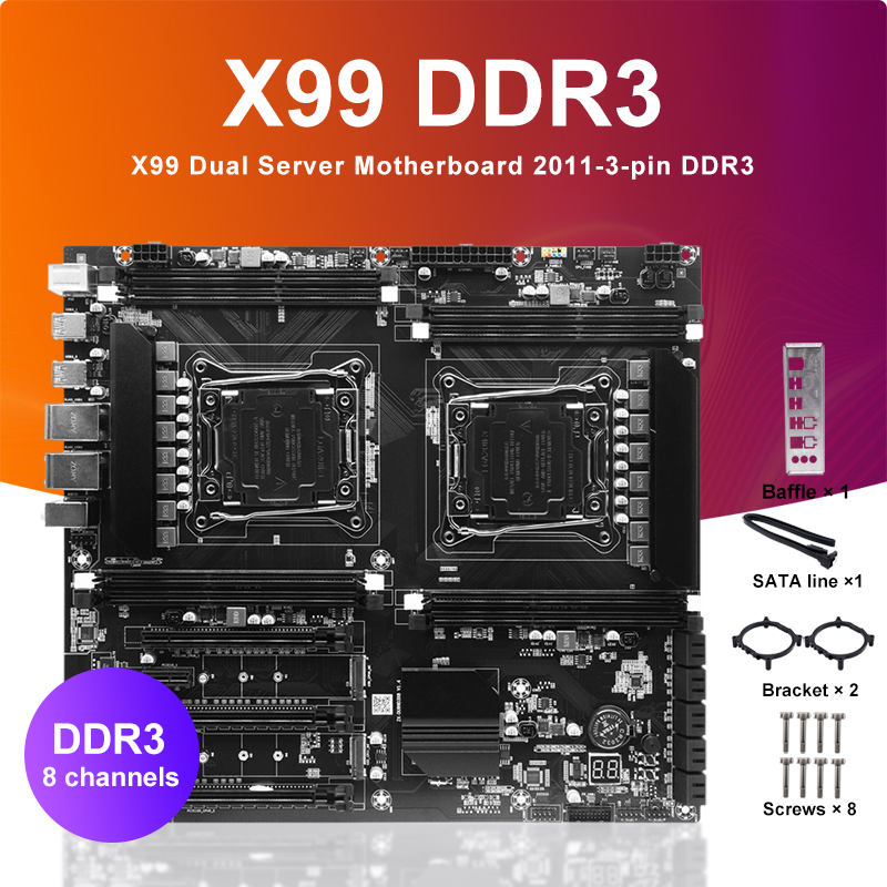 X99 carte mère CPU double pris - X99 Dual Cpu Motherboard Combo avis et prix